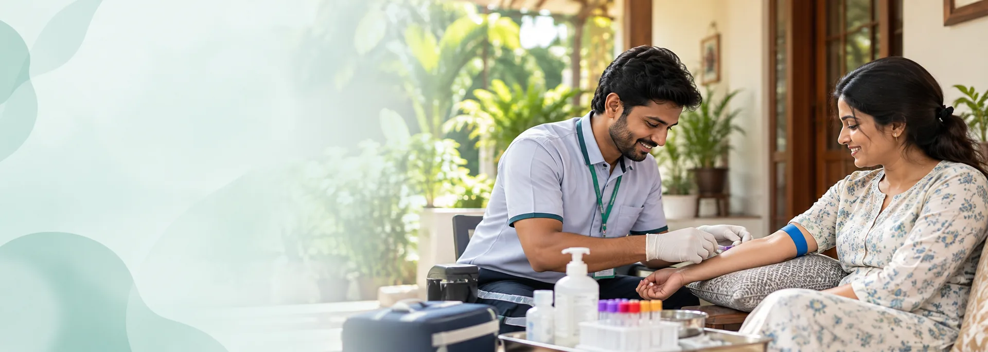 Home Sample Collection — AiCura Diagnostics